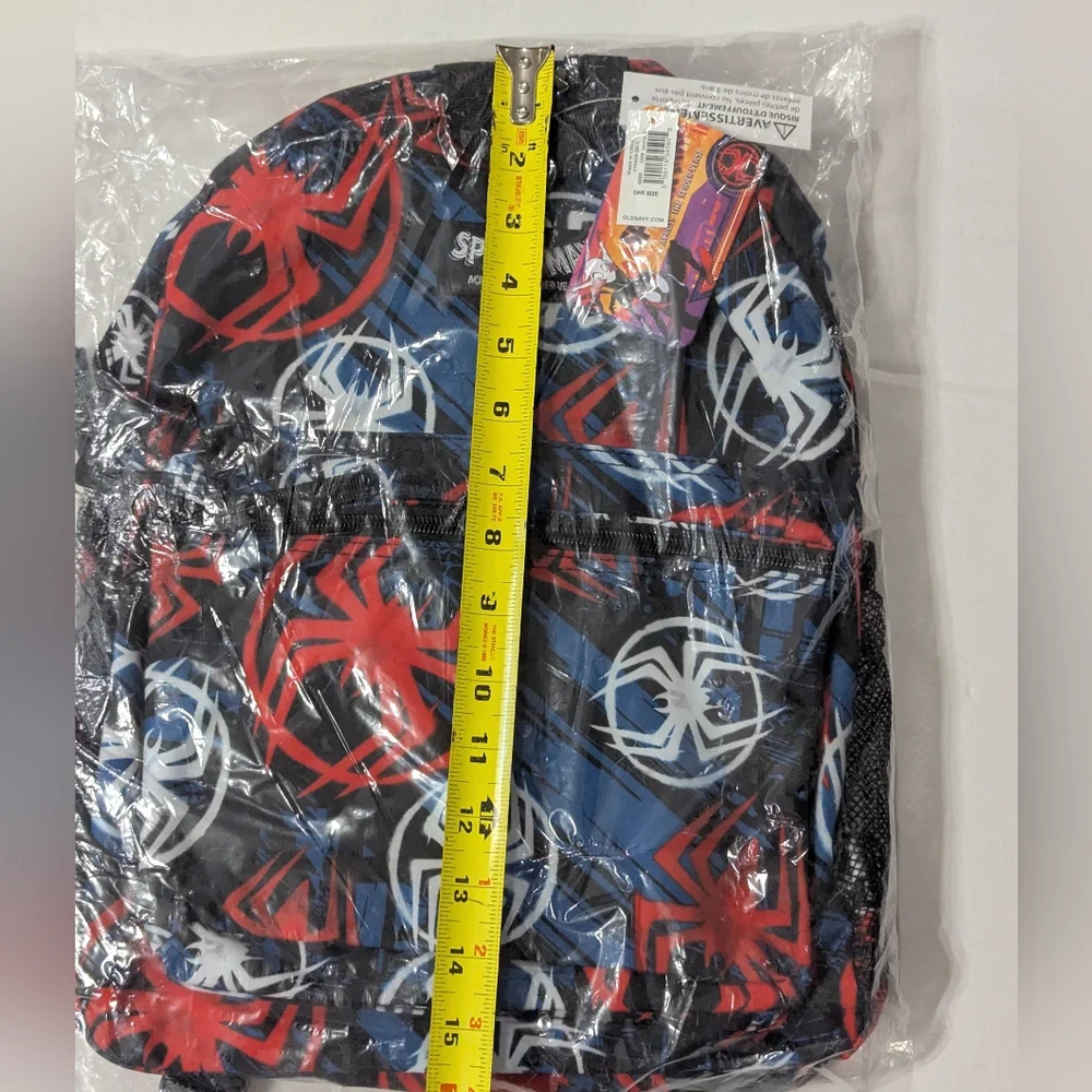 SpiderMan Backpack Across The spider verse Old Navy. NEW